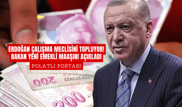 Erdoğan çalışma meclisini topluyor! Bakan yeni emekli maaşını açıkladı