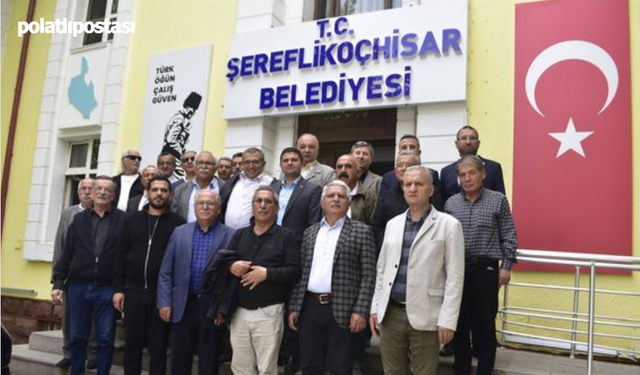 Şereflikoçhisarlılar Dayanışma ve Kültür Derneği'nden Belediye Başkanı Mustafa Koçak'a Ziyaret