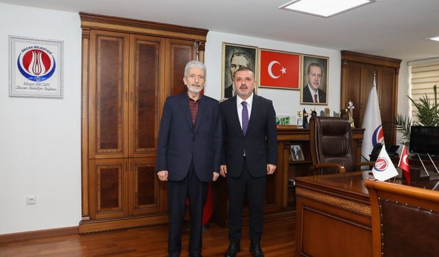 Sincan Belediye Başkanı Murat Ercan, Mustafa Tuna'yı ağırladı