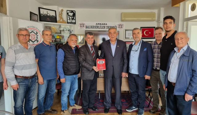 Balıkesirli Milletvekili Altıntaş, Ankara'da hemşehrilerini ziyaret etti