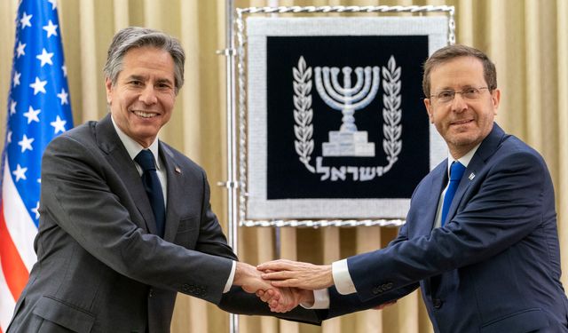 Blinken, İsrail Cumhurbaşkanı Herzog ile bir araya geldi