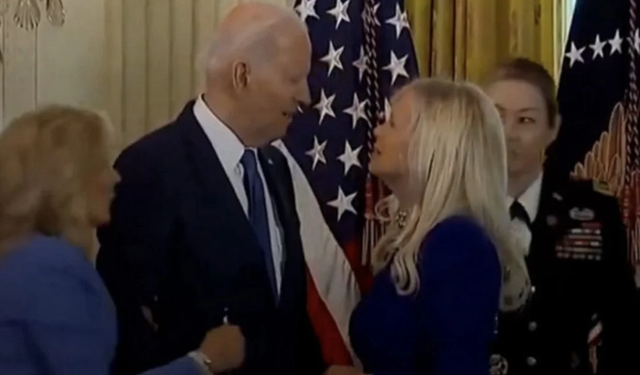 ABD Başkanı Joe Biden eşini başka kadınla karıştırdı!