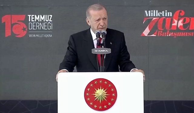 Cumhurbaşkanı Erdoğan: "15 Temmuz'a 'tiyatro' diyenleri affetmeyeceğiz"