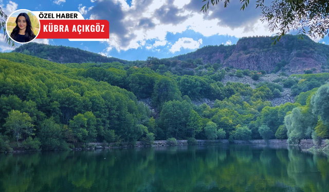 Başkent’te volkanik oluşumlu doğal göl