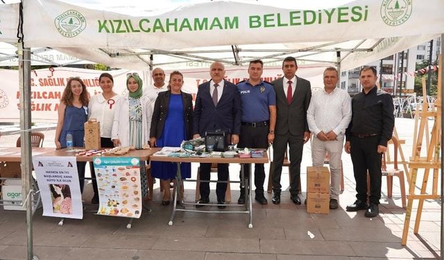 Kızılcahamam'da Halk Sağlığı Haftası kapsamında etkinlikler düzenlendi