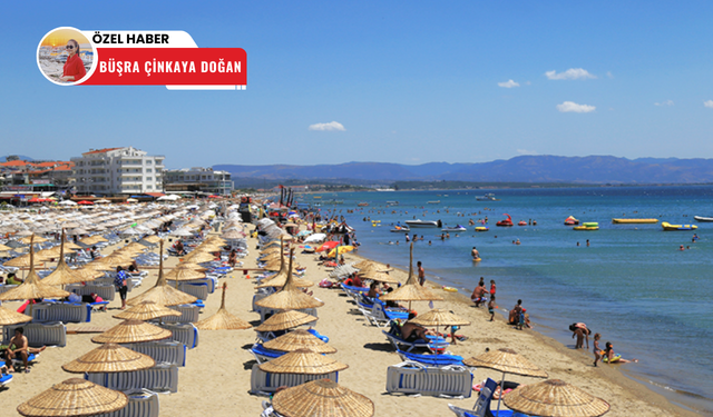 Sıcaklıkların düşmesine rağmen Balıkesir'de deniz turizmi devam ediyor