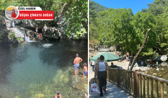 Hasan Boğuldu Şelalesi sezon boyunca turist akınına uğradı