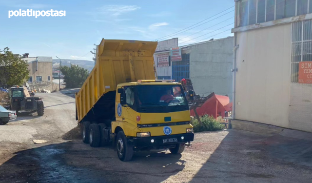 Akyurt Oto Sanayi Sitesi'nde Yol Çalışmaları Başladı