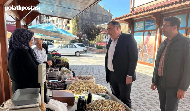 Başkan Güngör, Köylü Pazarı'nda Hemşehrileriyle Buluştu