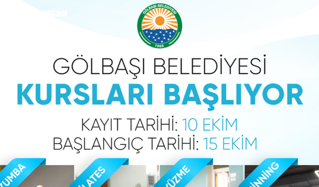 Gölbaşı'nda Spor ve Eğlence Bir Arada! Yeni Dönem Kurs Kayıtları Başladı!