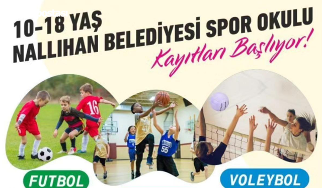 Nallıhan Belediyesi'nden Gençlere Spor Müjdesi! Ücretsiz Kurs Kayıtları Başladı