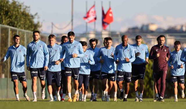 Trabzonspor, Fenerbahçe maçı hazırlıklarına başladı