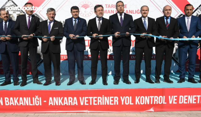 Ankara Elmadağ'da Veteriner Yol Kontrol İstasyonu Hizmete Girdi