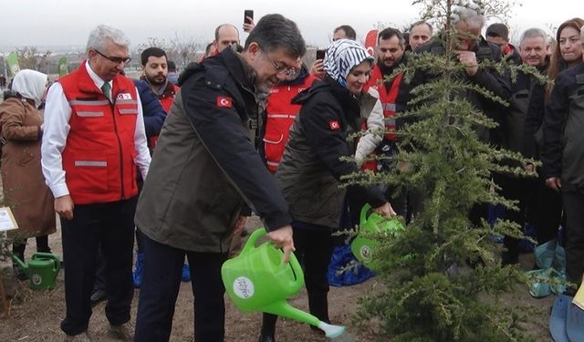 ‘Geleceğe Nefes İnsanlığa Nefes Gazze Hatıra Ormanı’ kuruldu