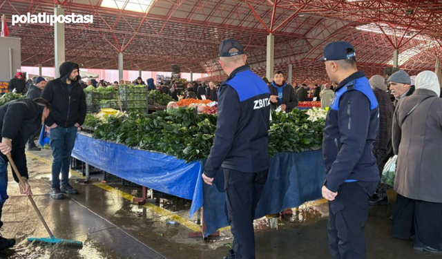 Sincan Zabıtası Pazarlarda ve İş Yerlerinde Denetimlerini Sıklaştırdı