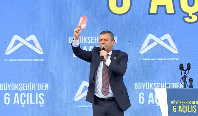 Özgür Özel'in sürprizi belli oldu: İktidara 'kırmızı kart' gösterdi