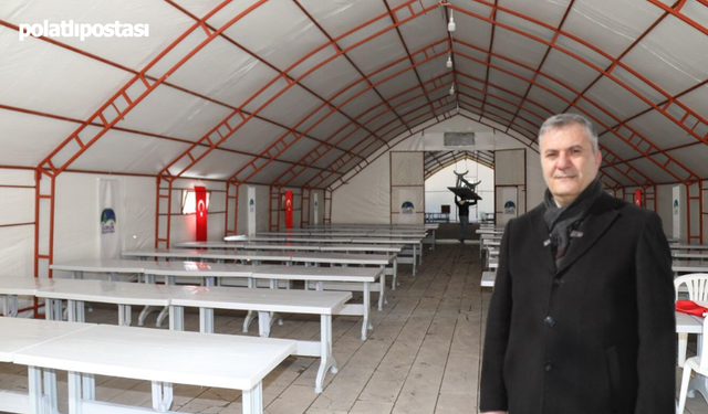 Çubuk Belediyesi’nden Ramazan çadırı! “Gönül Sofrası” binlerce kişiyi ağırlayacak