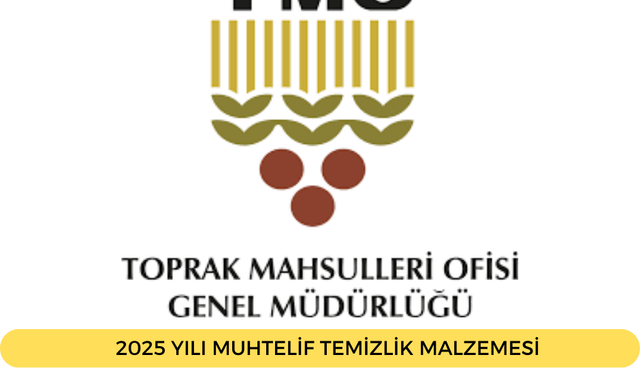 2025 YILI MUHTELİF TEMİZLİK MALZEMESİ