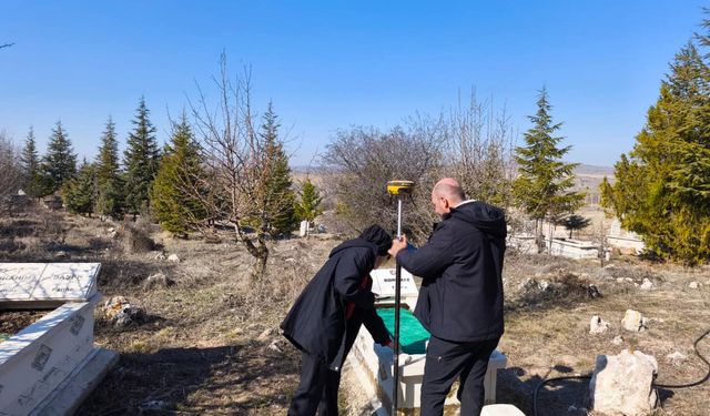 Ayaş’ta mezarlıklar kayıt altına alınıyor