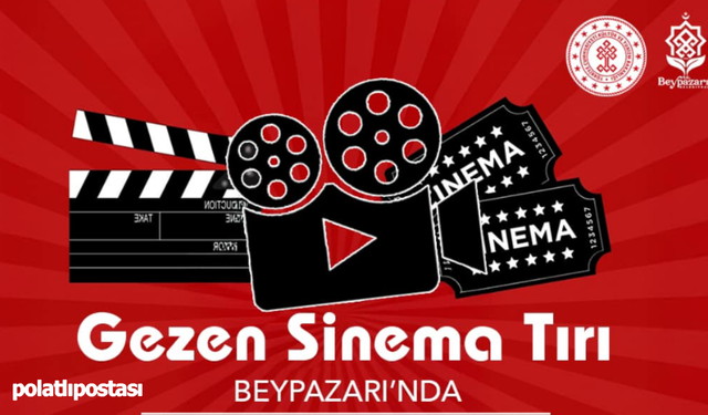 Beypazarı'nda miniklere unutulmaz sinema keyfi: Gezen sinema tırı geliyor!