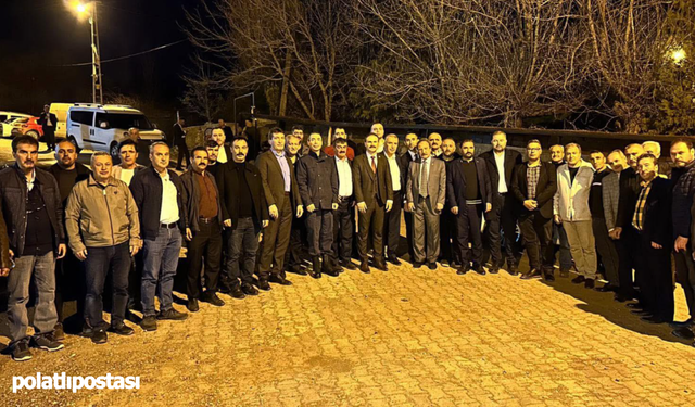 Çamlıdere Belediye Başkanı Ceylan Yılanlı Köyü sakinleriyle gönül sofrasında buluştu