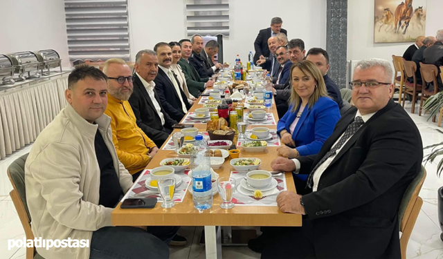 Çamlıdere'de birlik ve beraberlik iftarı: Başkan Ceylan ve Kaymakam Erol bir araya geldi