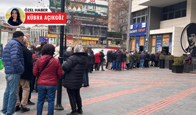 Çankaya'da, uygun fiyatlı et kuyruğu!