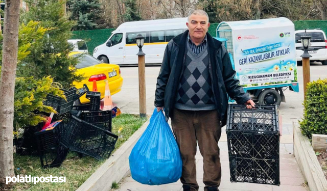 Kızılcahamam'da örnek davranış: Atık puanlarıyla iftar sofrası kuruluyor