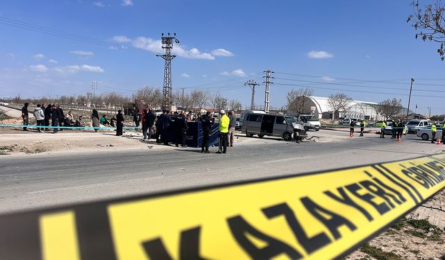 Konya’da feci kaza: 1 ölü, 5 yaralı