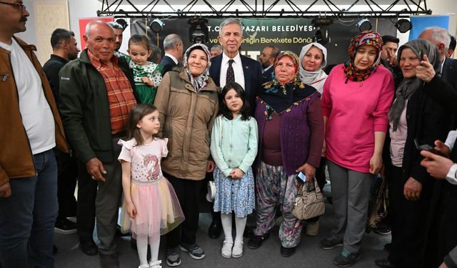 Mansur Yavaş, Beypazarlı hemşehrileriyle iftar sofrasında buluştu