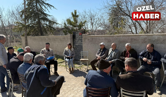 Çiftçilere yönelik bilgilendirme toplantıları devam ediyor