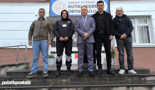 Altındağ İlçe Milli Eğitim Müdürü Yıldırım'dan Kutalmışbey Ortaokulu'na ziyaret