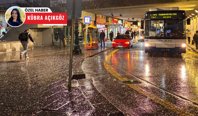 Başkenti, sağanak ve dolu  vurdu!