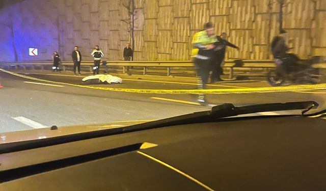 Ankara'da motosiklet bariyerlere çarptı: 1 ölü, 1 ağır yaralı
