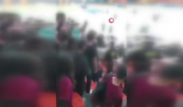 Ankara’daki liselerarası basketbol maçında kavga çıktı