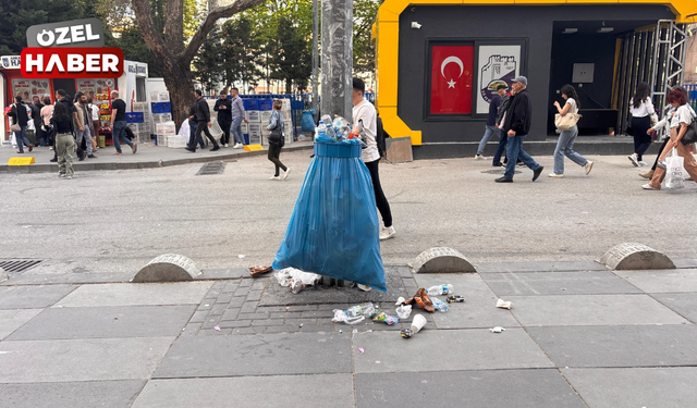 Ankara'nın merkez ilçesine yakışmayan görüntü