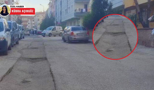 Etimesgut’taki yol tepki çekti: "İki haftadır kimse ilgilenmiyor"