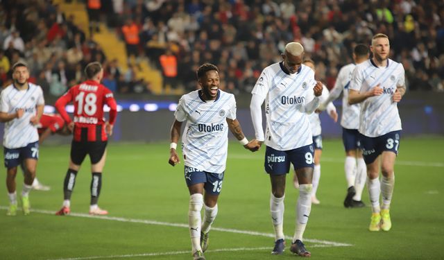 Fenerbahçe, Gaziantep FK’yı 3-1 mağlup etti
