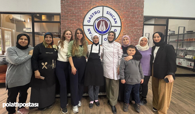 Gastro Sincan'da lezzet şöleni! Eski kursiyerler hünerlerini sergiledi