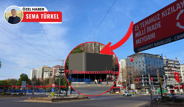 Kızılay’daki dev LED ekran, 23 Nisan’da karanlık kaldı!