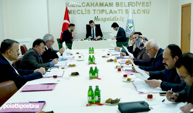 Kızılcahamam Belediyesi Nisan ayı meclis toplantısı gerçekleştirildi