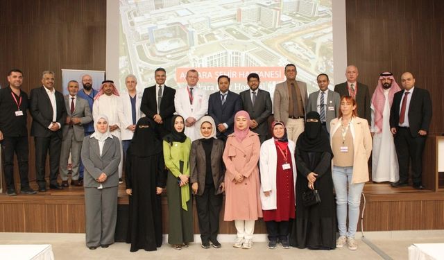 Uluslararası heyet Bilkent Şehir Hastanesine ziyarette bulundu