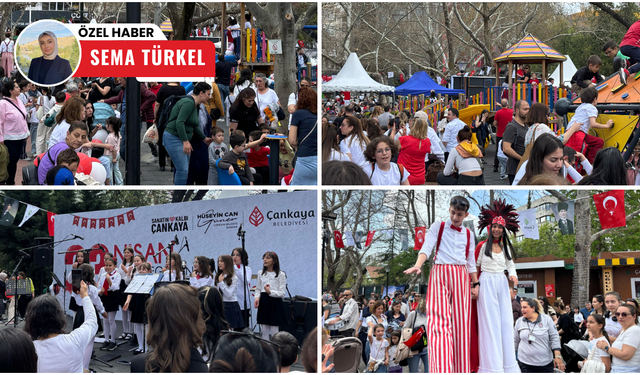 Kuğulu Park’ta 7’den 70’e herkes 23 Nisan'ın tadını çıkardı!