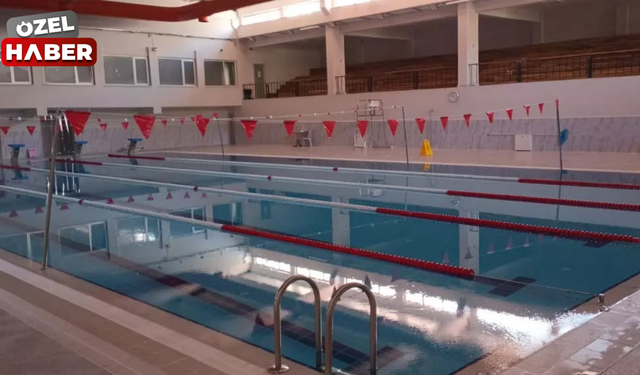 Polatlı yüzme havuzu bakıma alındı