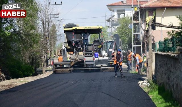 Kahramankazan’daki Ahi Köyü yıllar sonra asfalta kavuştu
