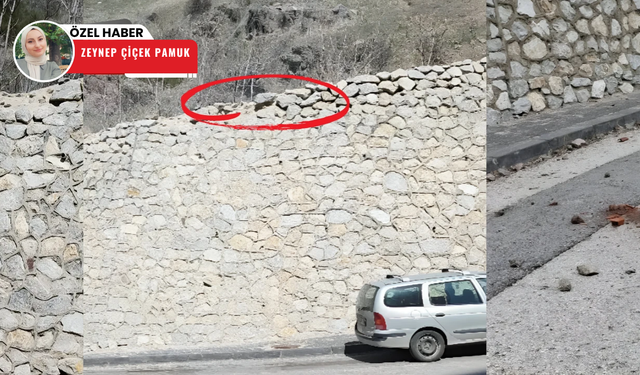 Altındağ’da tehlike yaratan istinat duvarı yetkilileri harekete geçirmedi