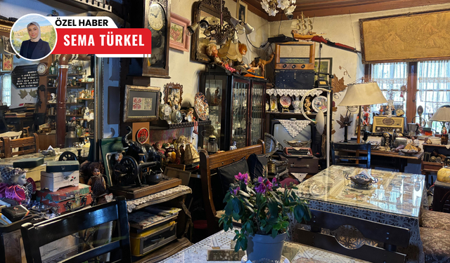 Ankara Kalesi’nde eskilerle dolu bir mekan