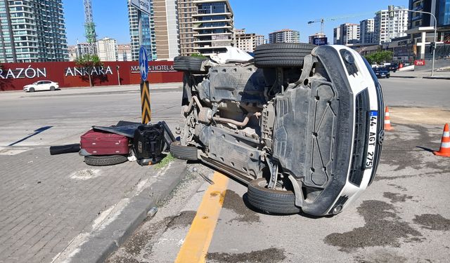 Ankara'da feci kaza: 2’si bebek 6 kişi yaralandı