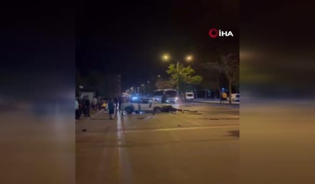Ankara'da i̇ki ayrı trafik kazasında 3 kişi yaralandı
