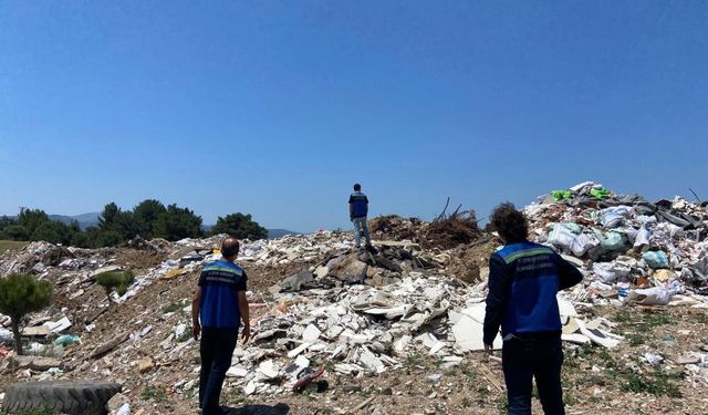 İzmir'de açık alana atık döken belediyeye 1,8 milyon TL ceza
